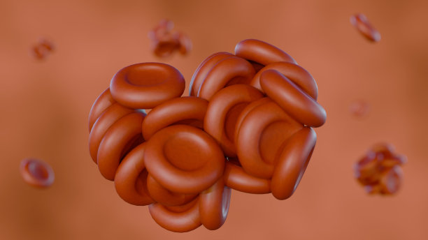 凝集或血凝的3d效果图图片下载