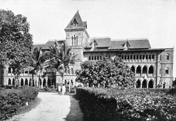 1895年印度的人物和地标:Goculdas Tejpal医院图片下载