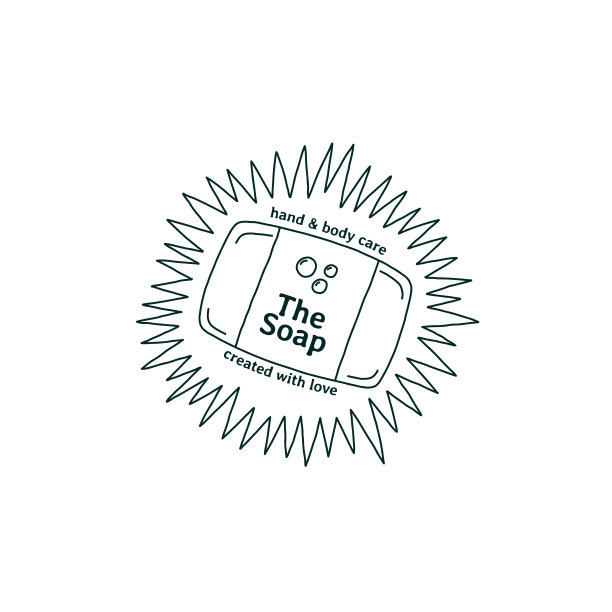 肥皂手和身体护理标志图片下载