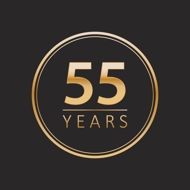 50年庆祝金50年标志徽章图片下载