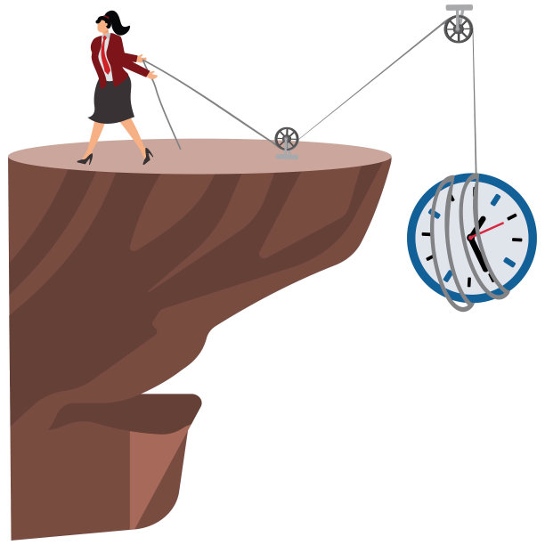 女商人分类时钟，金融和经济，图片下载