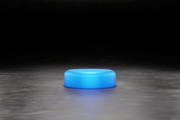 产品背景平台蓝色3d插画渲染图片下载