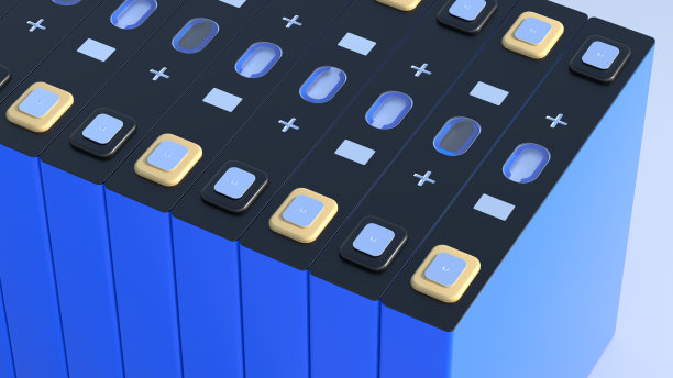 LFP电池，NMC Prismatic电池，量产电动汽车高功率高能量蓄电池，节能，3d渲染图片下载