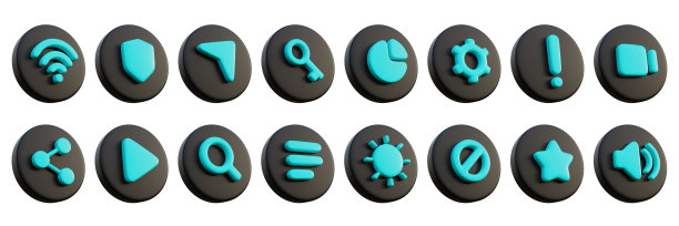 用户界面3d图标收集图片下载