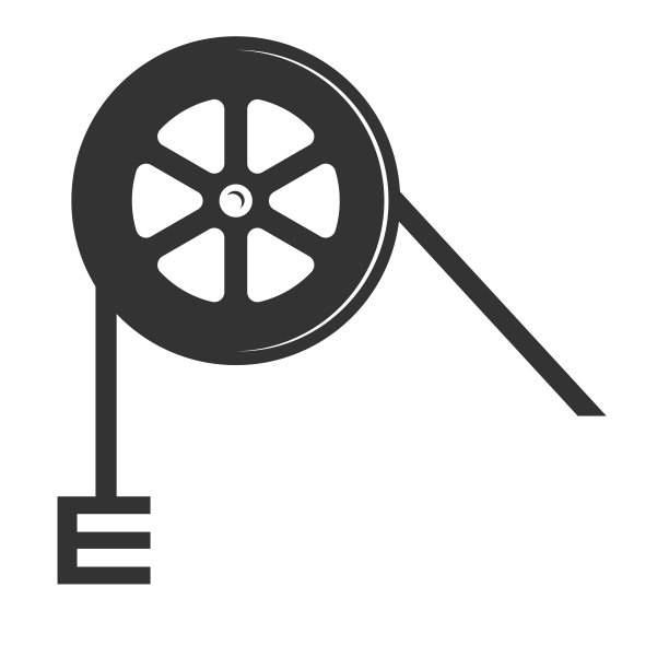 复古复古滑轮重工业或出口进口插图设计矢量图片下载