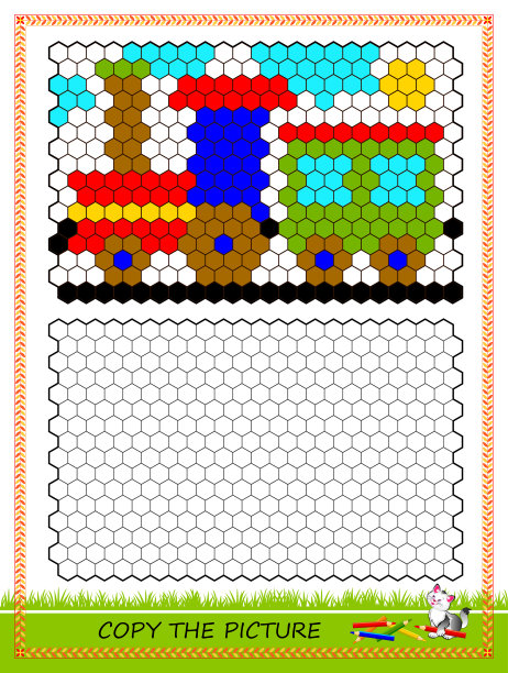儿童教育页面。复制图片。可打印的儿童工作表，学校教科书。举例画火车。发展着色和计数技能。婴儿涂色书。智商测试图片下载