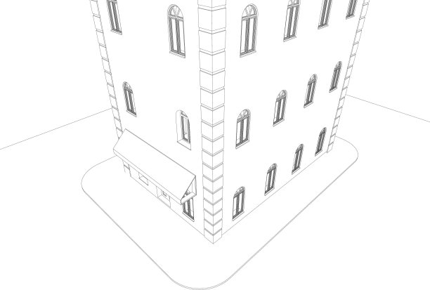 住宅项目的三维插图图片下载