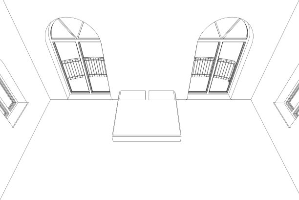 住宅项目的三维插图图片下载