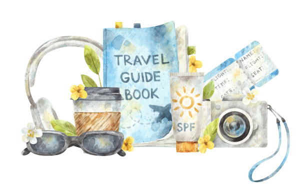 旅游的东西图片下载