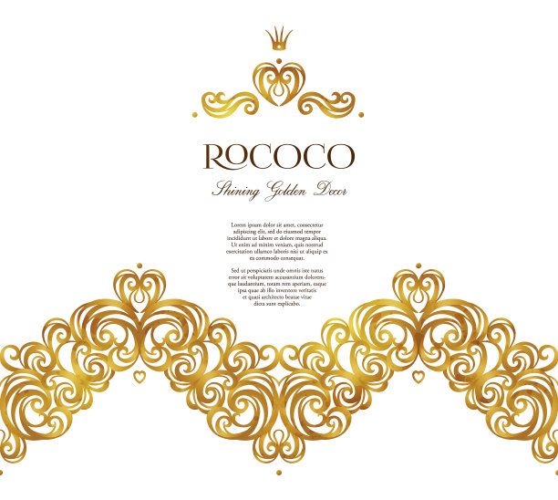 维多利亚风格复古风无缝边框矢量素材图片下载