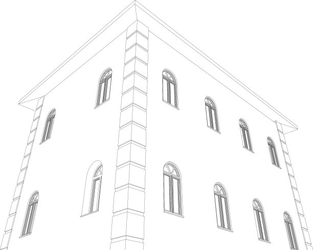 住宅项目的三维插图图片下载