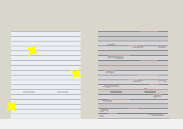 图像材料生锈和破烂的百叶窗和美丽的百叶窗图片下载