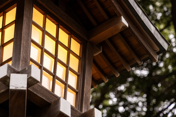 日本传统木灯笼图片下载