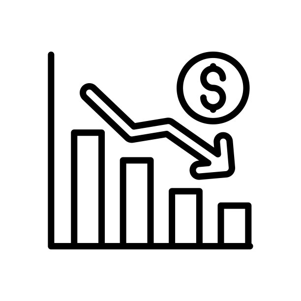 矢量递减图标，标志图片下载