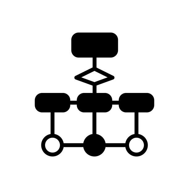 矢量流程图图标。标志图片下载