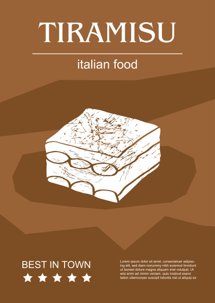 意大利食物集矢量插图。刻花提拉米苏，一束传统菜肴，自制和餐厅晚餐菜肴和酱料烹饪的意大利菜图片下载
