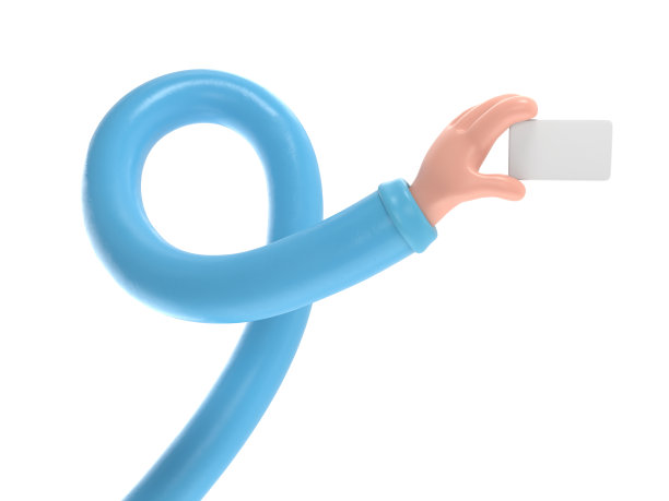 卡通手势图标模型。3d图标棕色皮肤的手握卡片手势。现实的插图，社交媒体，3D渲染在白色背景。长臂概念。图片下载