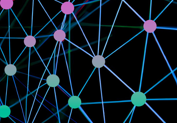 连接和节点构成有线网的连接网络图片下载