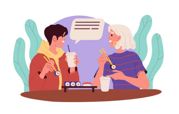 吃寿司的人图片下载