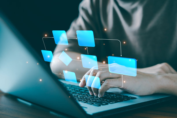 业务流程和工作流自动化与流程图，实现，业务层次关系的位置顺序在团队成员的工作，管理组织的分层处理图片下载