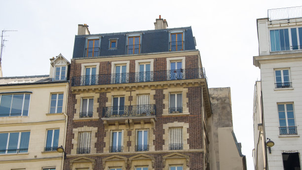 夏天乘船沿着巴黎塞纳河旅行图片下载