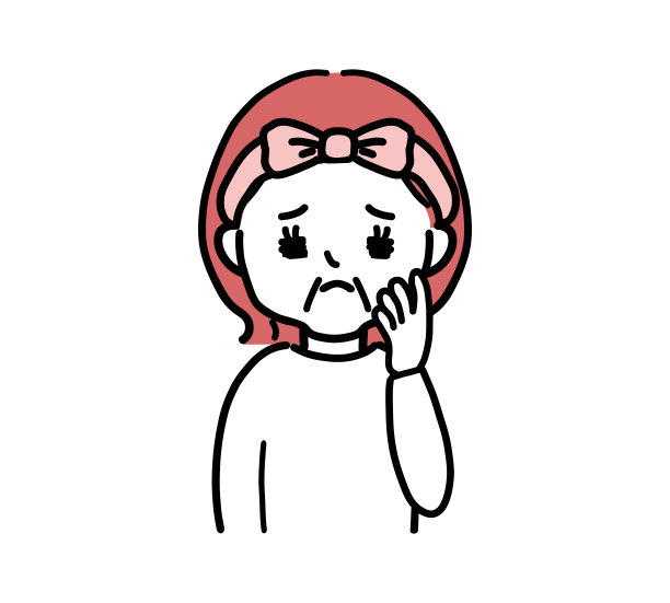 脸部下垂的女人图片下载