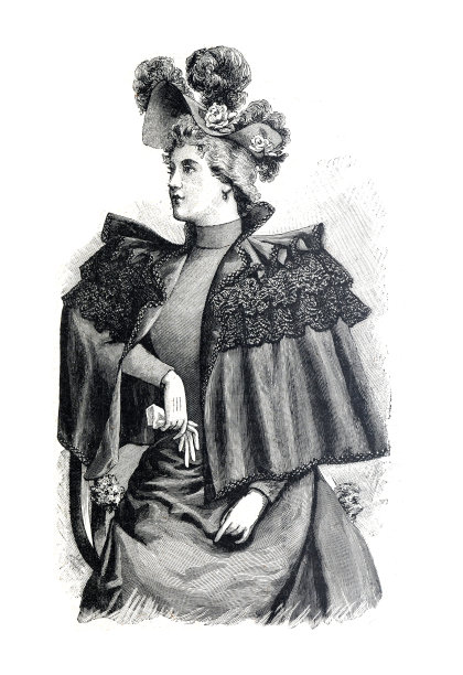 穿着得体的女士，穿着古装的女士。公主裙或女王裙。老式的衣服。时尚产业。服装。过去。历史的服装。17或18世纪的服装。精英的裙子。图片下载