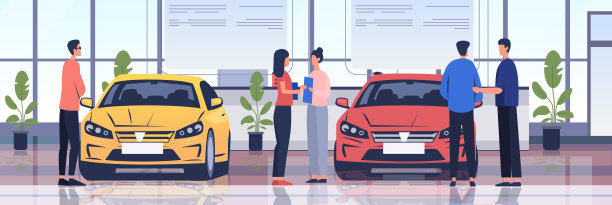 游客选择汽车出租，人们租车移动更快，汽车共享服务理念，休闲度假，冒险理念图片下载