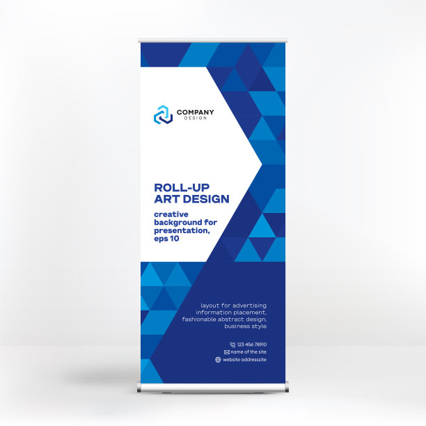 横幅设计，为广告，会议，研讨会，海报模板放置照片和文字。展示的创意背景图片下载