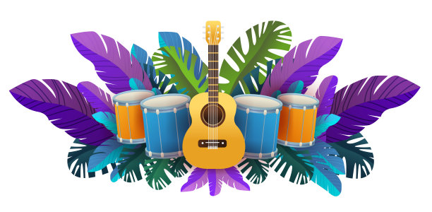 巴西节日节日庆祝问候邀请明信片文化和传统嘉年华派对概念图片下载