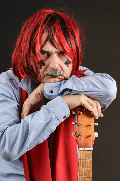 卡通黑人摇滚之王秀图片下载