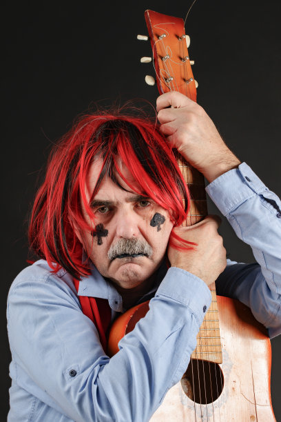 卡通黑人摇滚之王秀图片下载