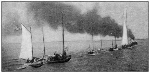 1897年的运动和消遣:乘游艇回家图片下载