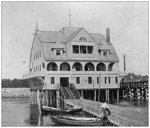 1897年的运动和消遣:布法罗游艇俱乐部图片下载