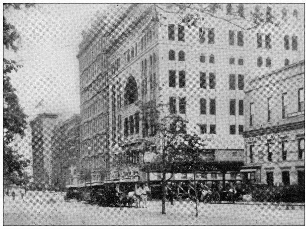 1897年的运动和消遣:纽约自行车俱乐部，59街图片下载