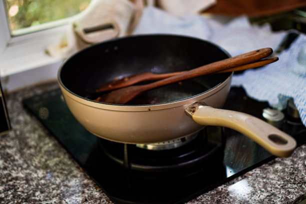 锅的图片，这是一套厨房用具，在家里做饭。图片下载