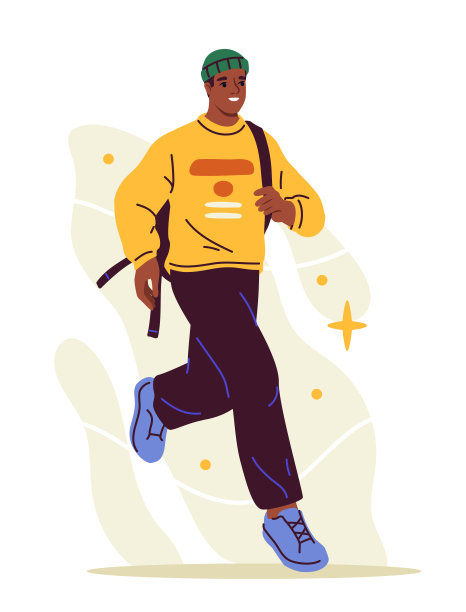 拉什人矢量概念图片下载