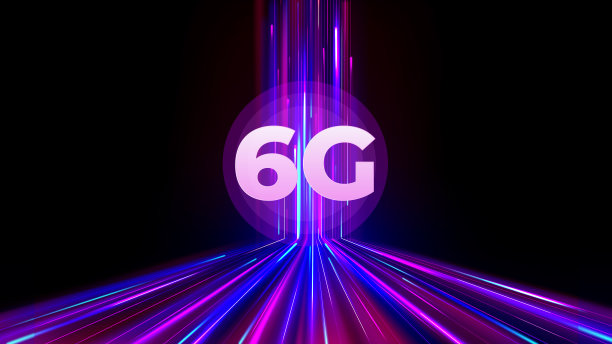 发光的光纤，高速6G网络图片下载