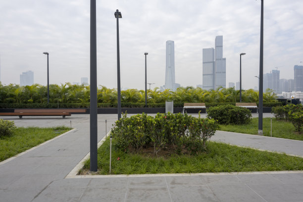 城市住宅屋顶花园图片下载