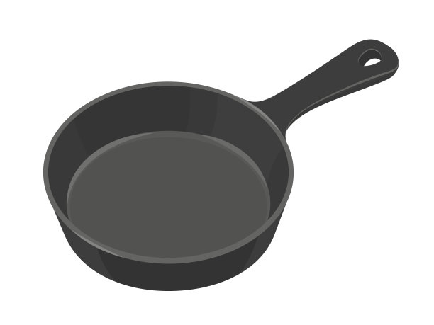 煎锅插图图片下载