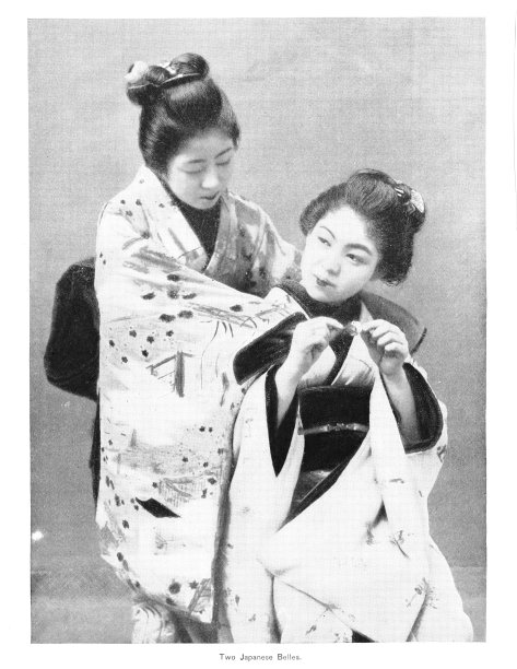 日本妇女，19世纪日本文化图片下载