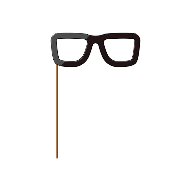 生日照片摊位道具卡通矢量插图图片下载