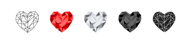 多边形维度形状设置。矢量EPS 10图片下载