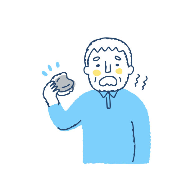 老人装假牙有困难图片下载