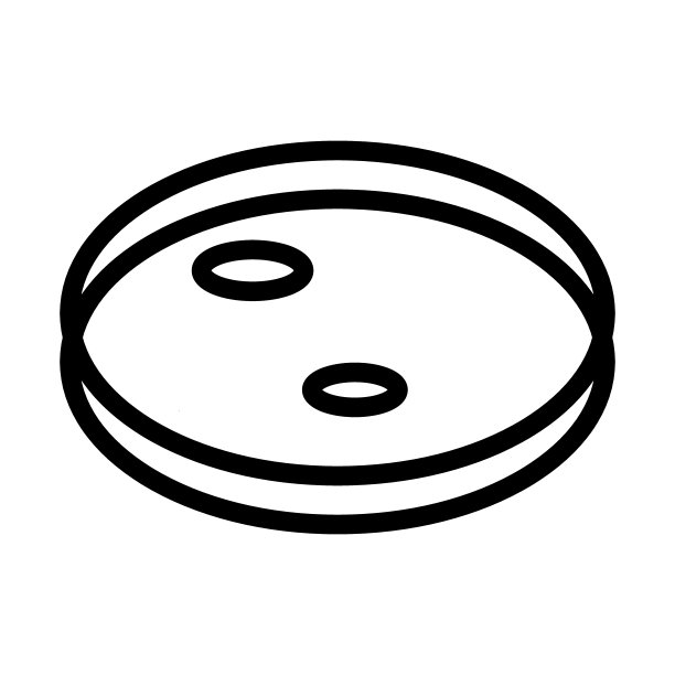 有微生物线图标的培养皿。Rna，基因，孩子，生物学，分子，父母，酸，遗传学，细胞，血液，基因组。矢量图标的业务和广告图片下载