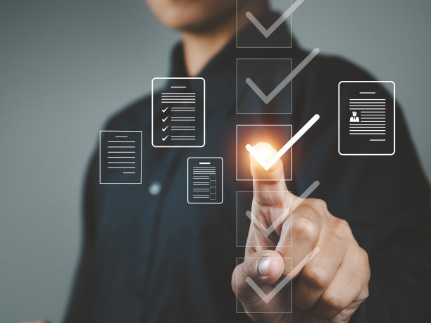 在线电子文件验证的复选标记图片下载