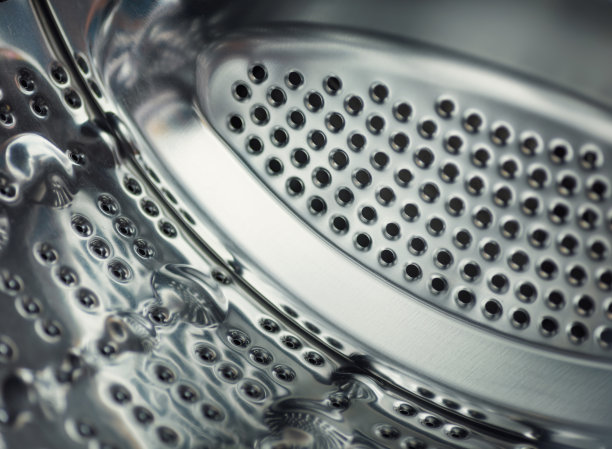 洗衣机滚筒内的超现实抽象照片图片下载