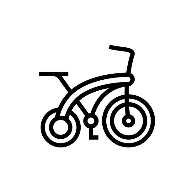 自行车路线图标图片下载