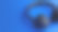 黑色无线耳机概念背景上的蓝色背景，3d渲染图片下载
