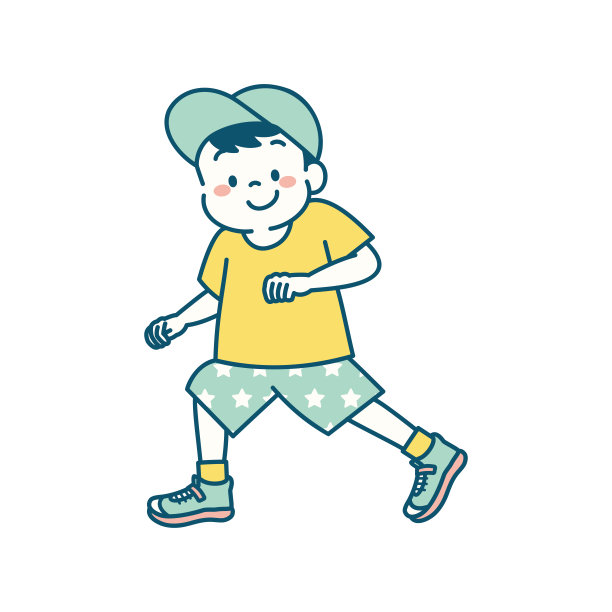 矢量插图的男孩跳舞图片下载